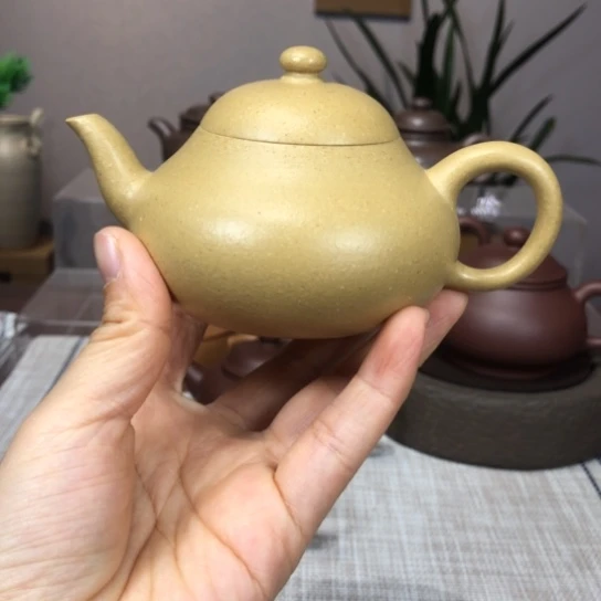 茶壶紫砂梨皮绿梨型170cc