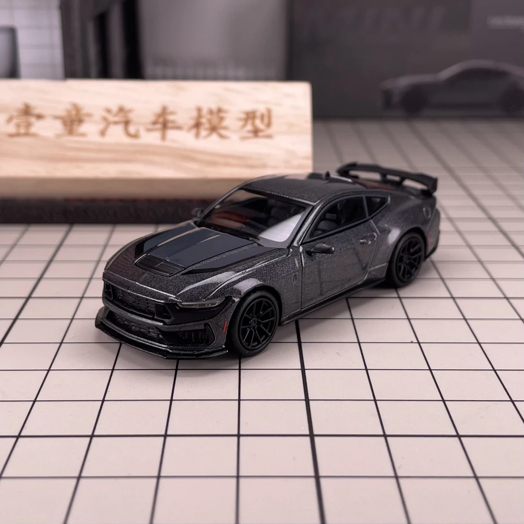 现货 MINIGT 1:64 福特野马 灰色 957号 合金汽车模型