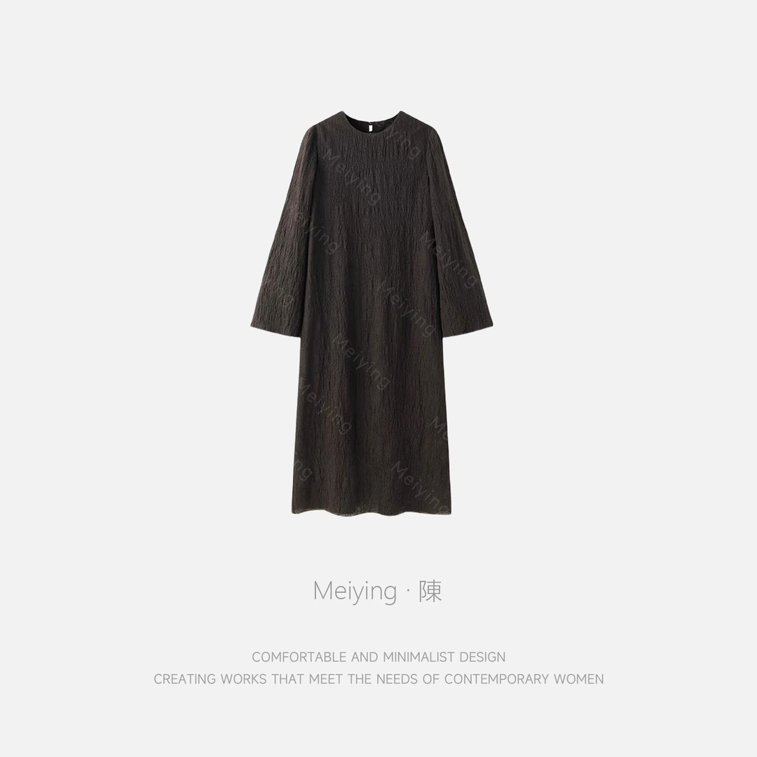 Meiying-“斯嘉丽女士”羊毛棉混纺连衣裙YA5QL010
