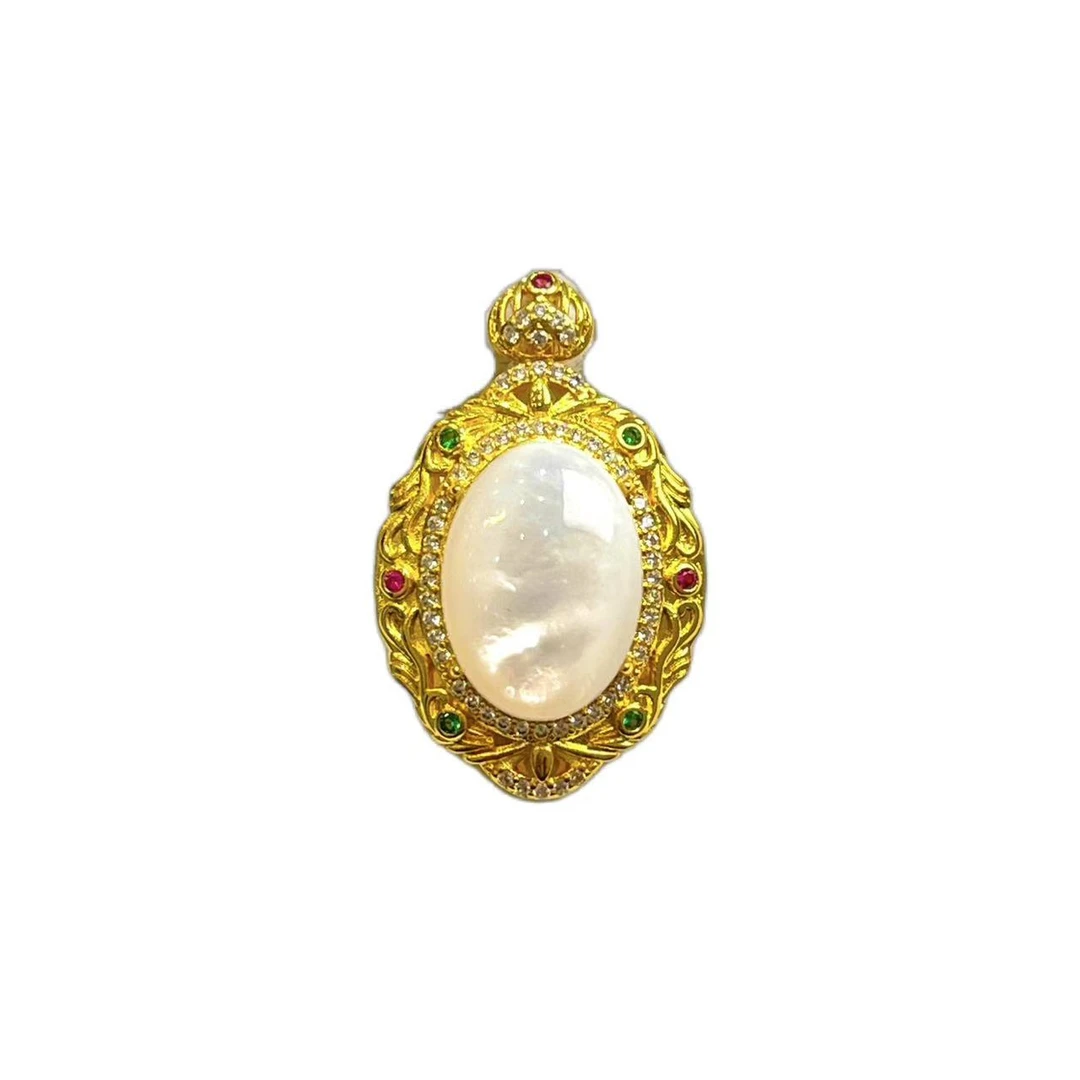 白贝母吊坠（不带链） A28-243