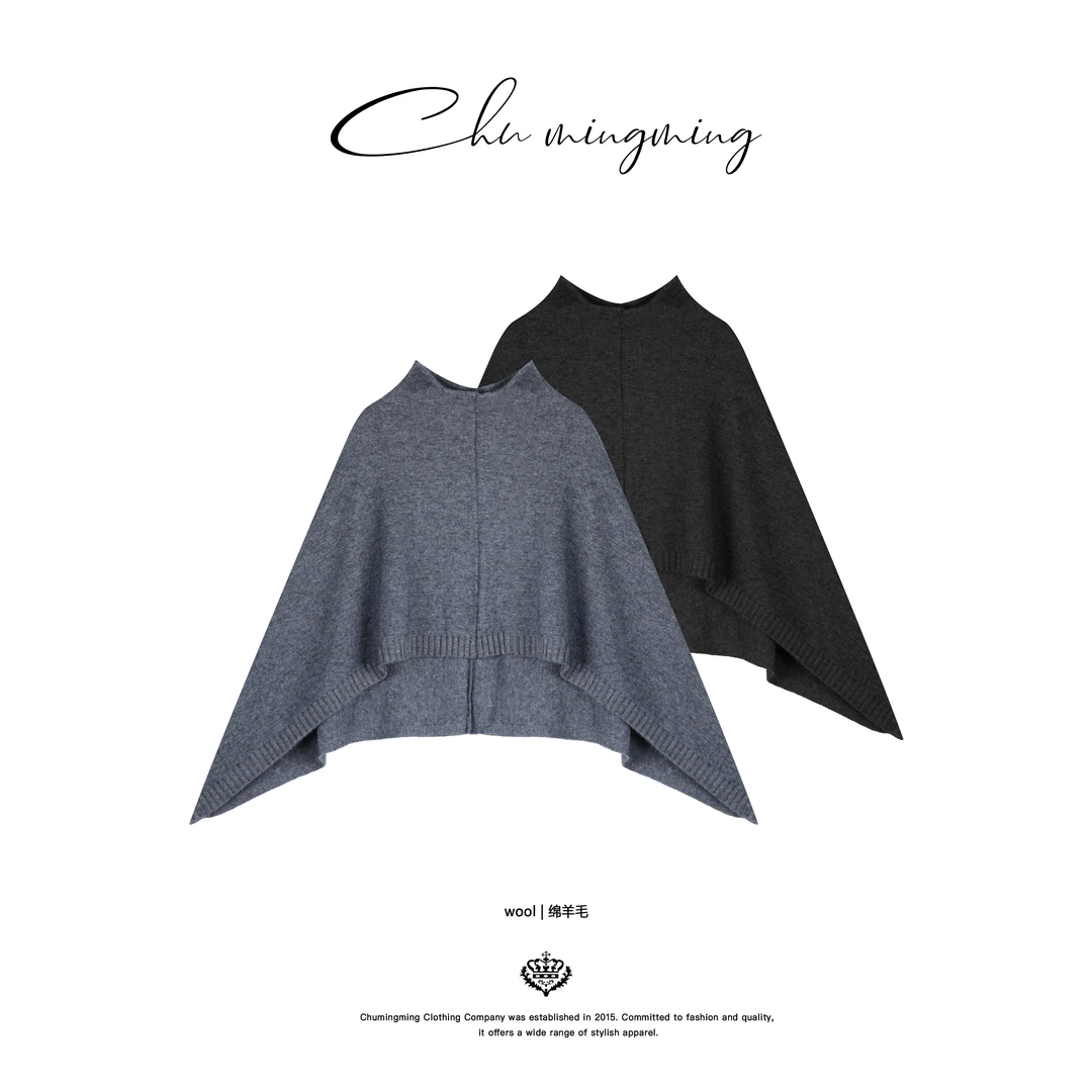 【CHU/2025SSNEW】《冷千》羊毛羊绒披肩SP25100