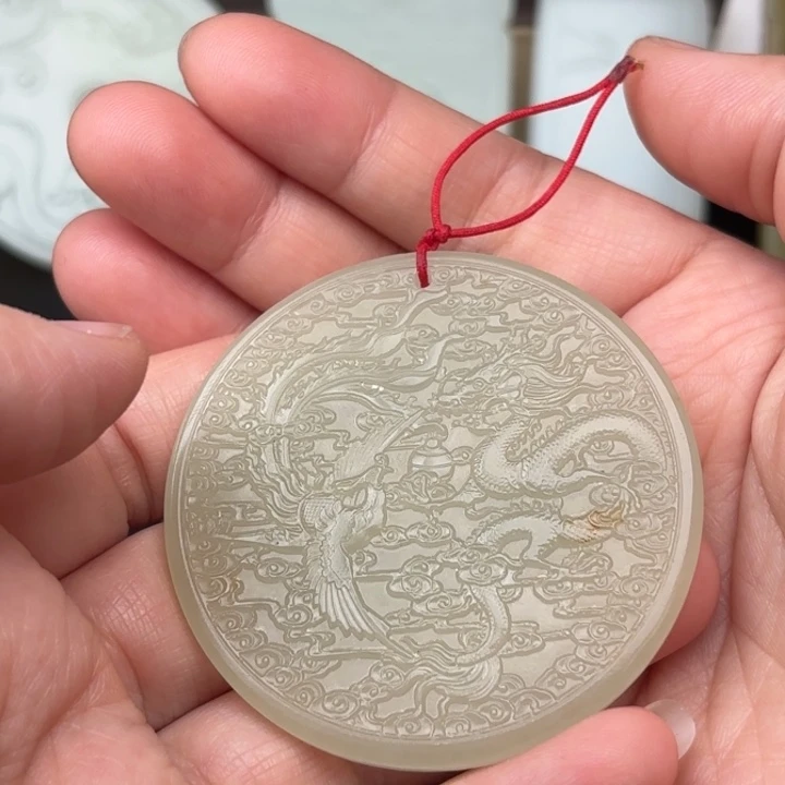 未镶嵌和田玉挂件露****6