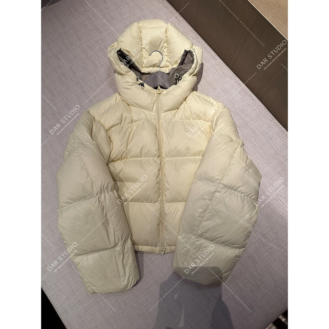 【149g】DAR STUDIO 【小奶包】  90白鹅绒冬季新款蓬松连帽羽绒服