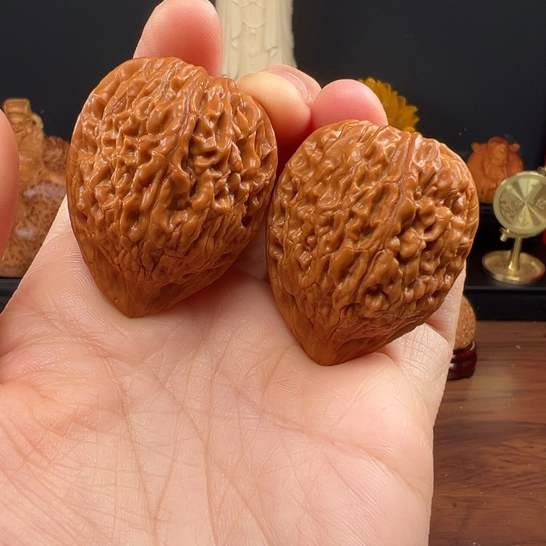 文玩核桃吊坠35全品原树皮纹