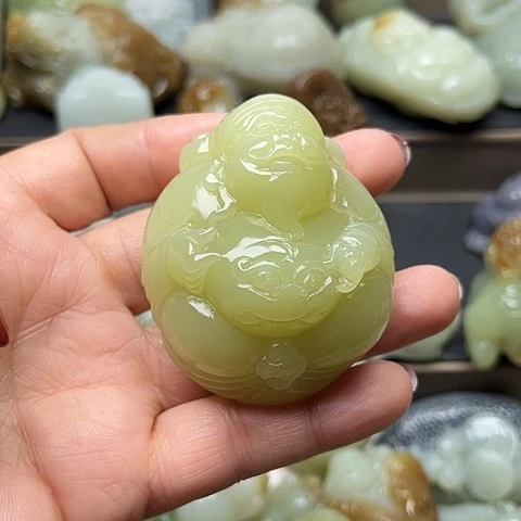 颈饰未镶嵌和田玉开****)