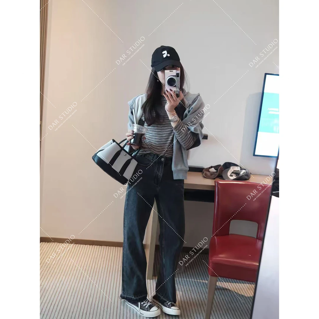 DAR STUDIO 深圳货【街角故事】2025秋季新款高定毛圈连帽卫衣86207