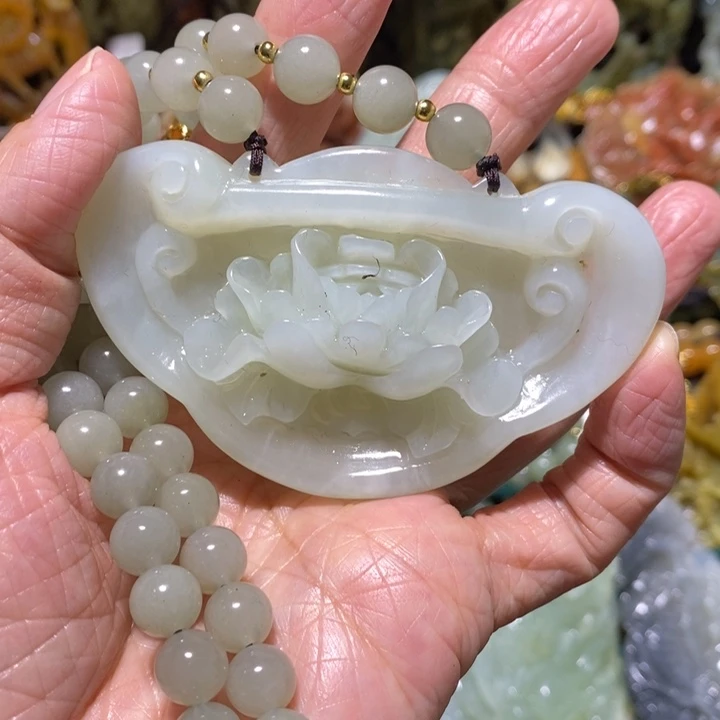 岫玉岫玉吊未镶嵌