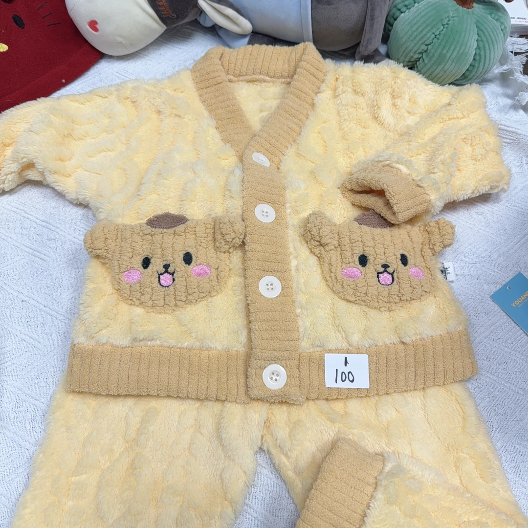 男童时尚休闲冬季毛毛套装304