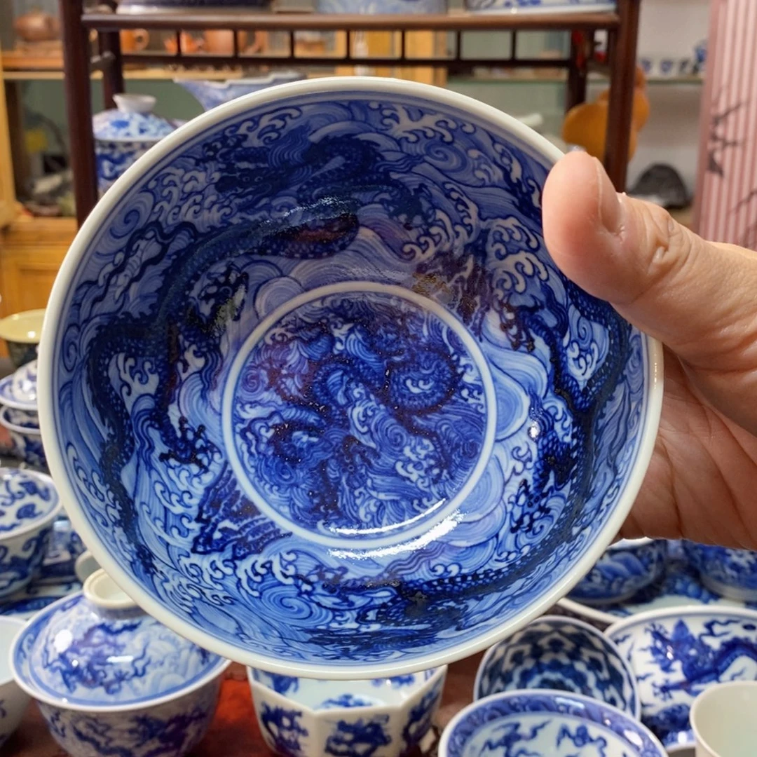 仿古柴烧水洗5龙水洗
