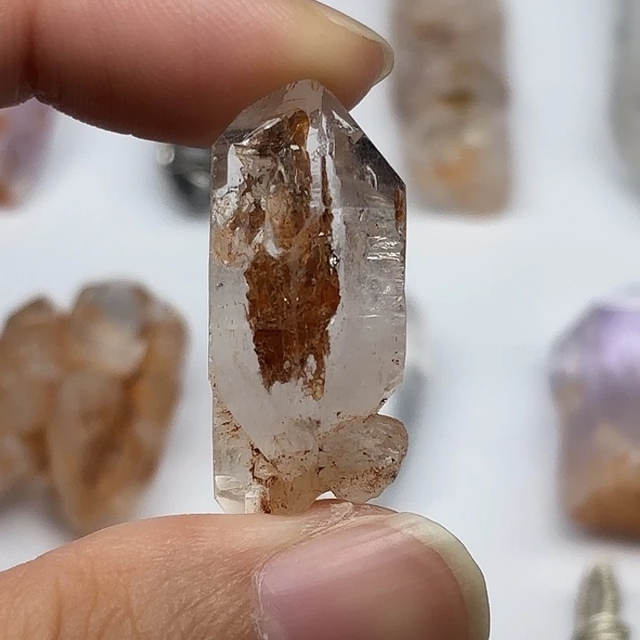 颈饰水晶未镶嵌巴基斯坦红泥闪灵钻31mm+