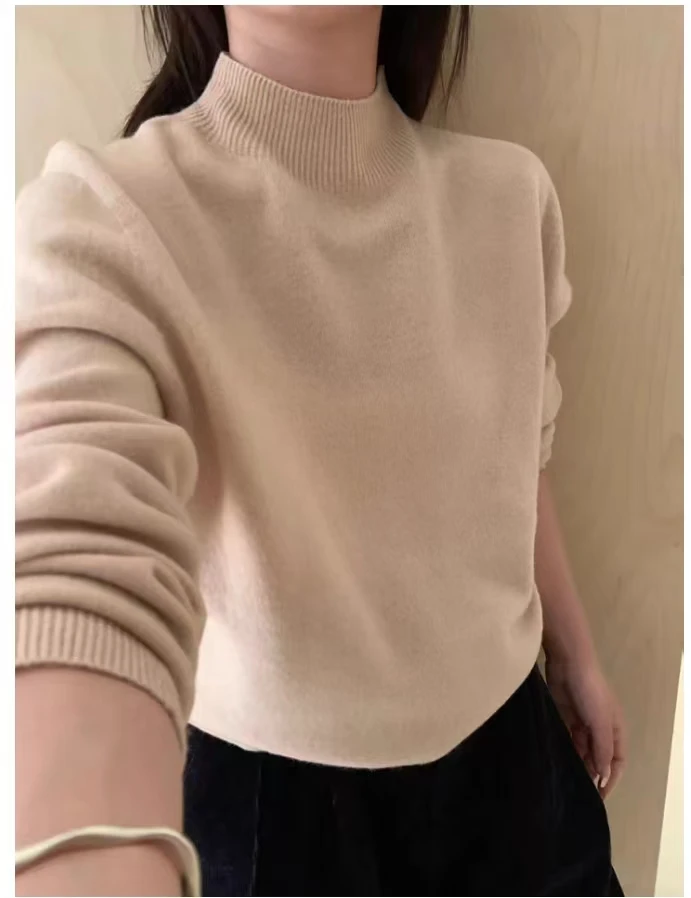 拾光家盒装毛衣米杏色