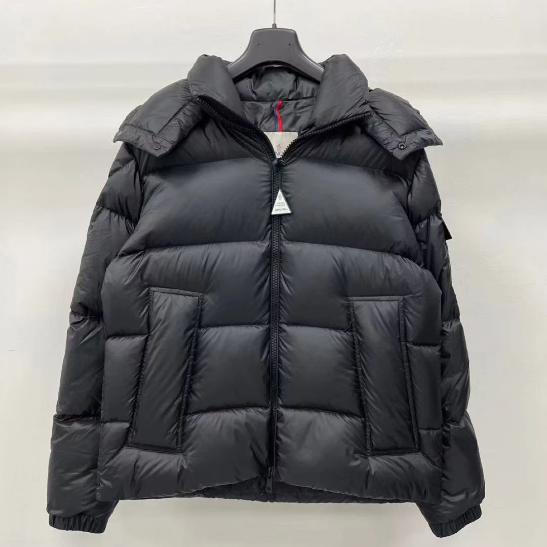 未使用 MONCLER 25新款 盟克睐 Couyere黑色男款连帽羽绒服