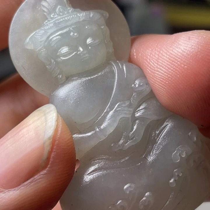 未镶嵌定制翡翠宝宝佛