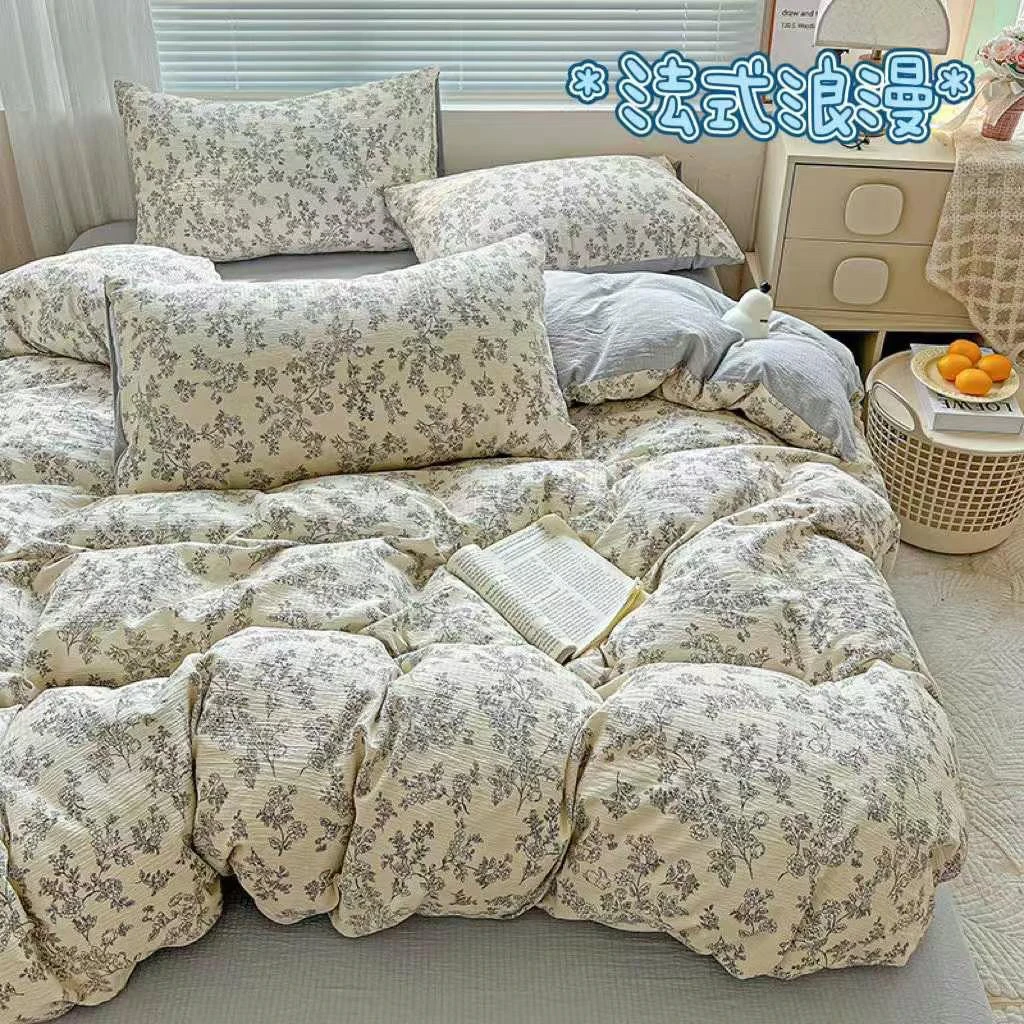 双层纱学生夏季合格品套件床上用品