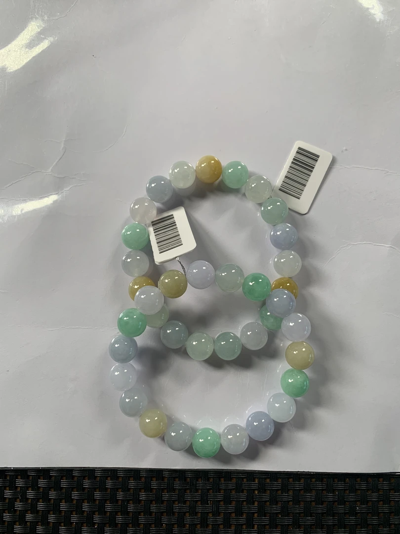 天然缅甸翡翠A货多宝手串多样性发货，发一件16 271