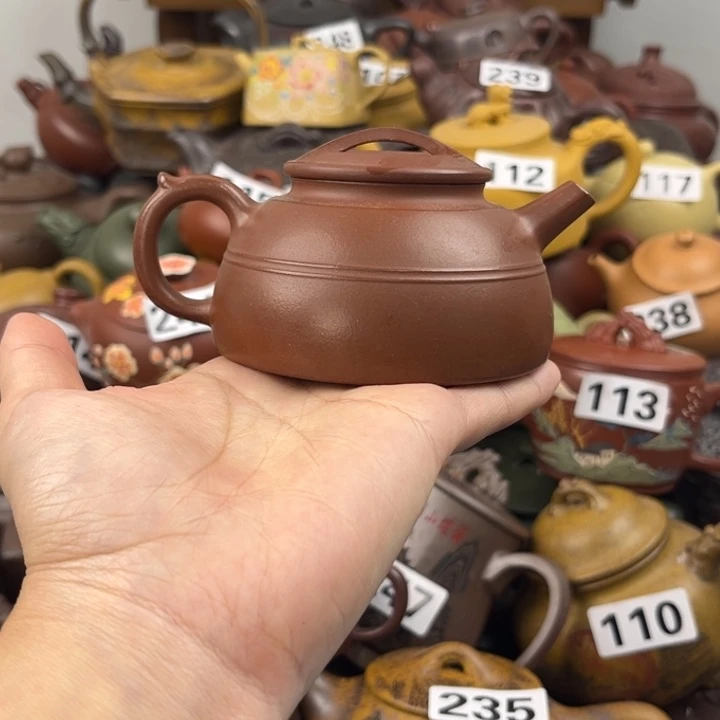 紫砂茶壶盖子磕碰