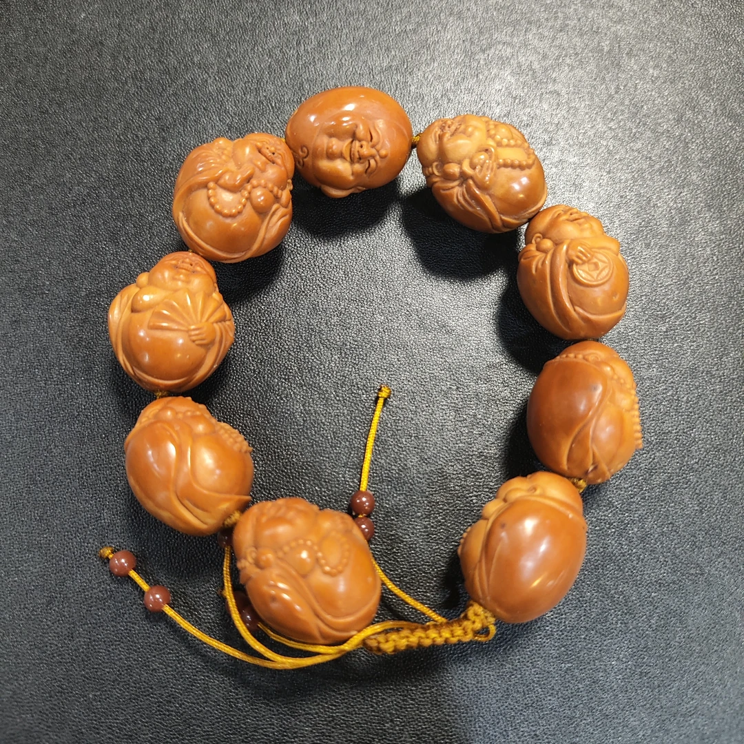 橄榄核尺寸1.9佛珠弥勒WL64