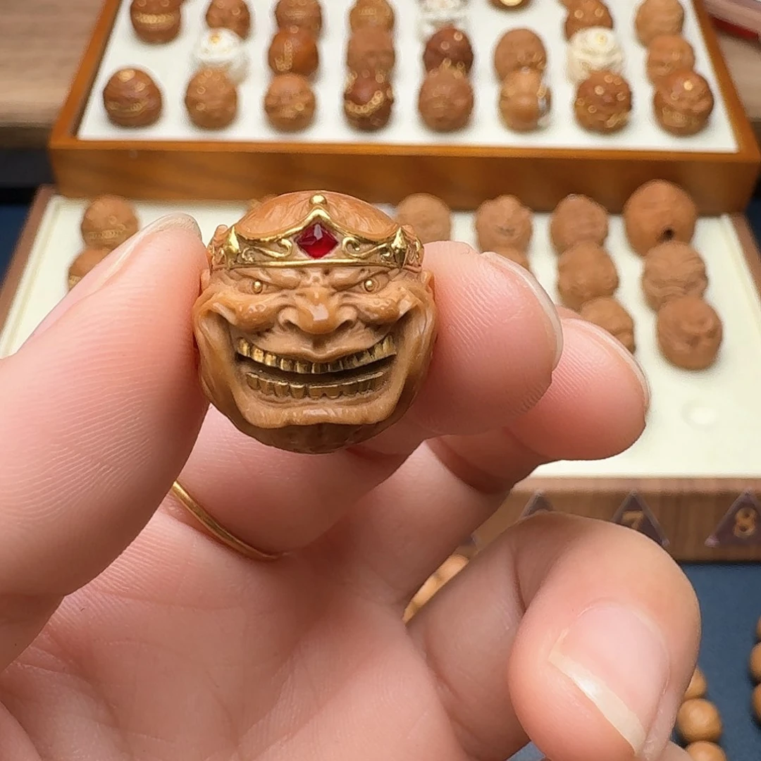 胖*儿猴头纯手工单颗