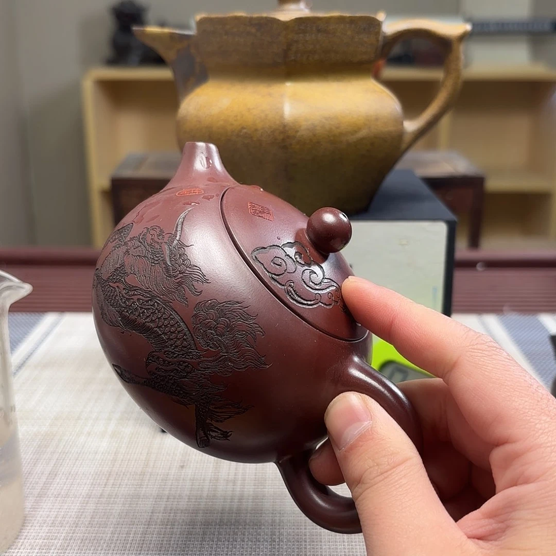 紫砂茶壶如*顺微瑕处理