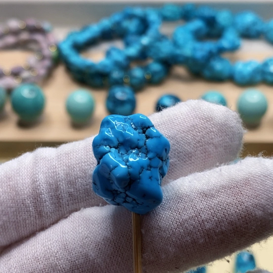 未镶嵌绿松石珠宝奇石