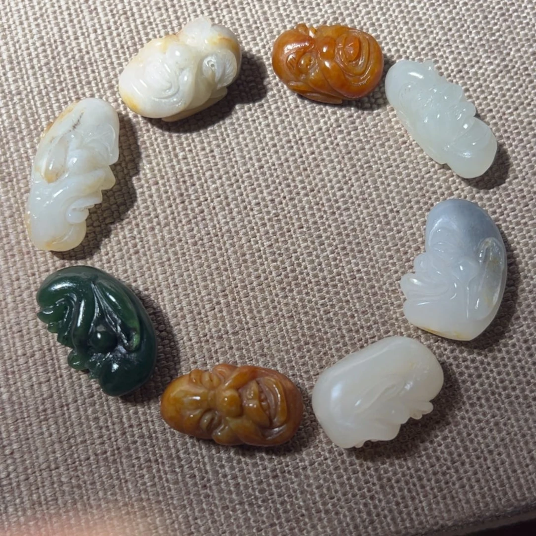 人***茗颈饰未镶嵌和田玉