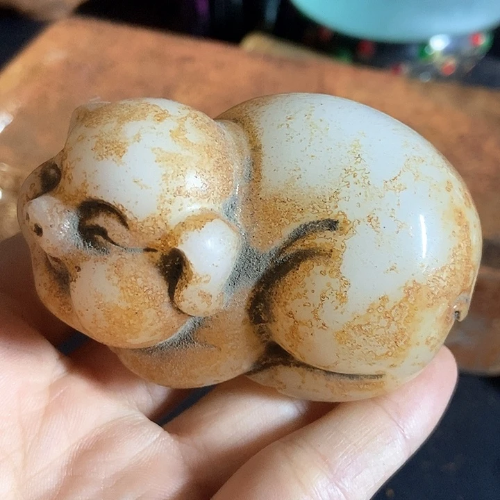 吊坠白玉菩提白玉菩提手把件