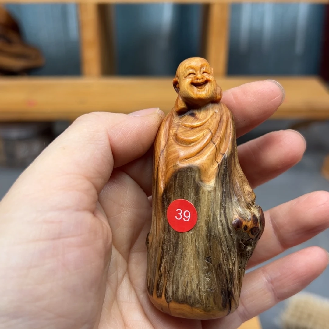 用***9木崖柏木摆件手把件，