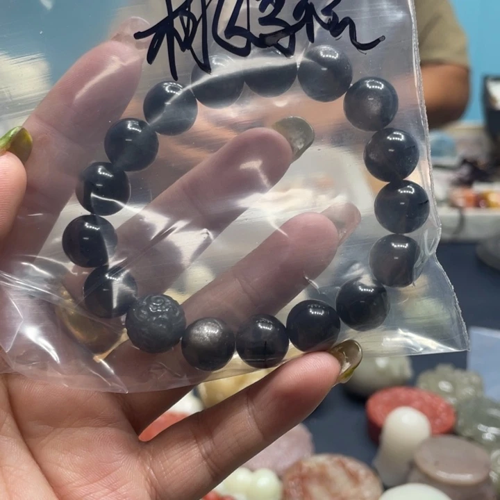 合金手链石英质玉桃**言