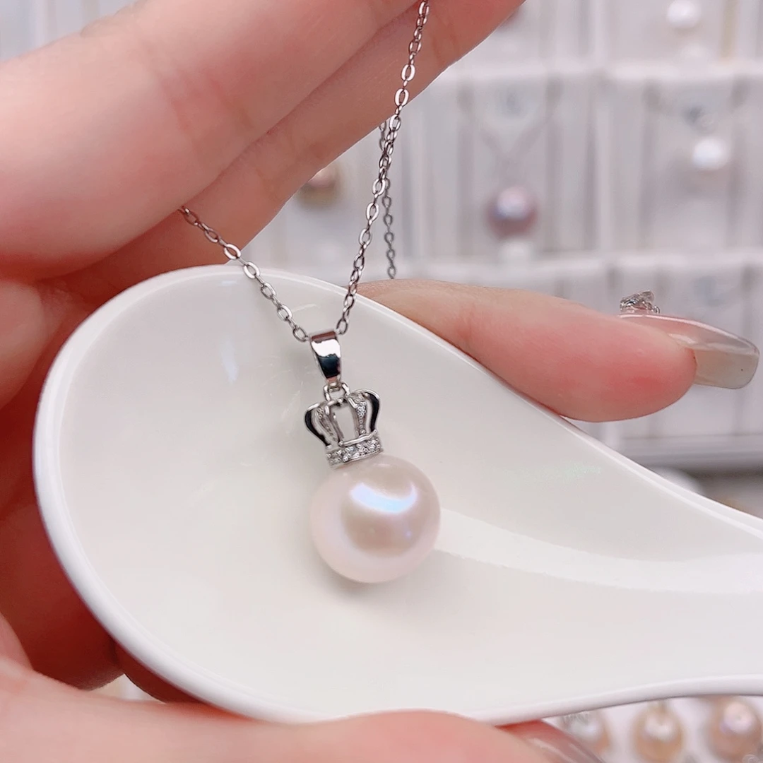 未镶嵌淡水珍珠吊坠(赠链)