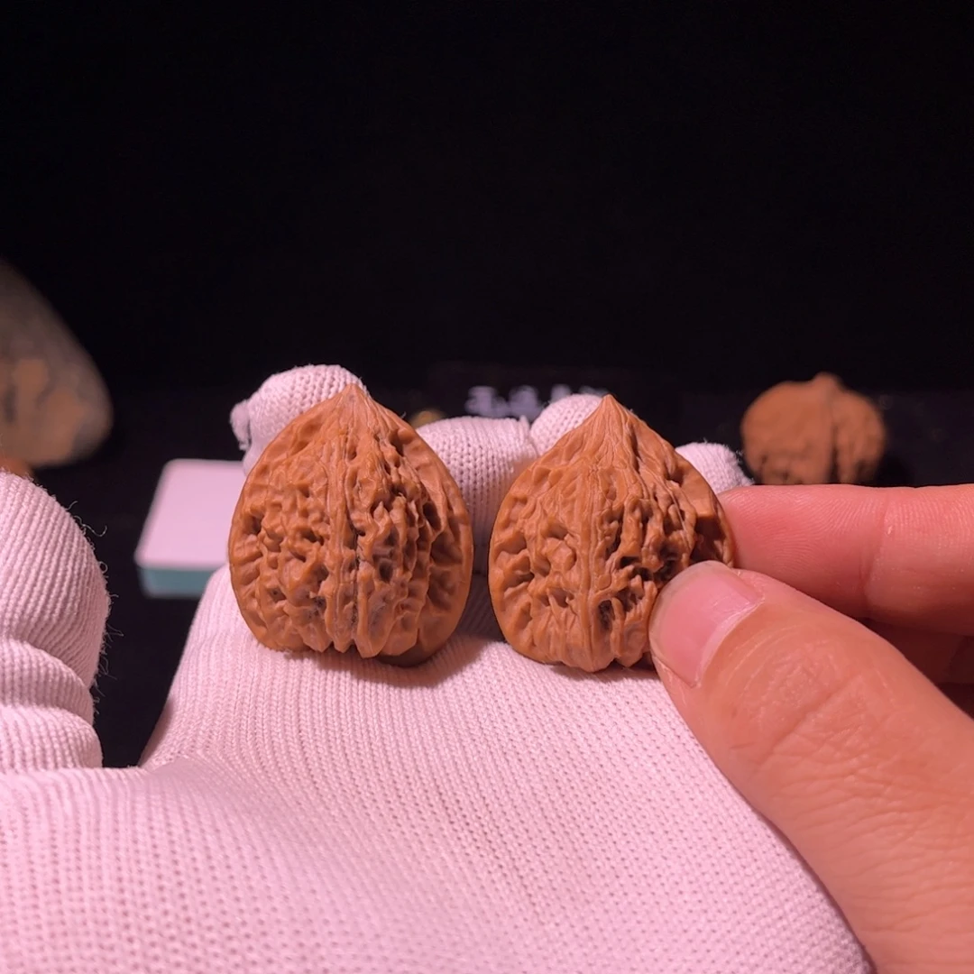 文玩核桃吊坠33野生火焰