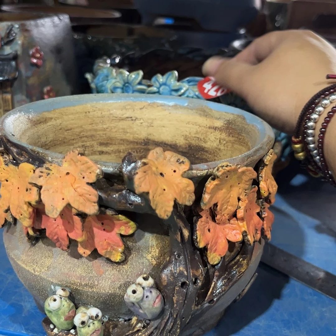 428 号陶然花器手工花盆