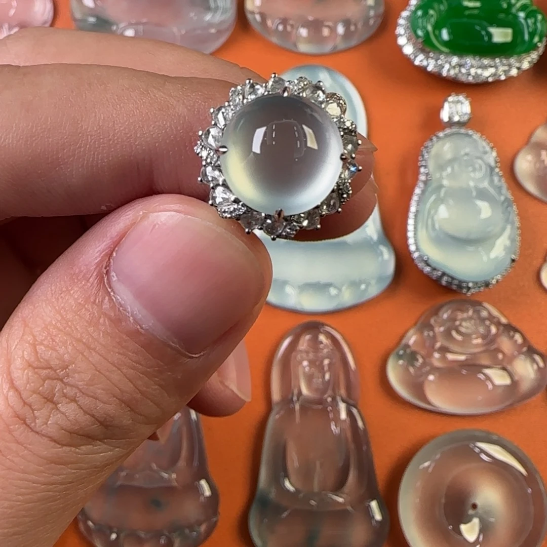 定制翡翠未镶嵌天然