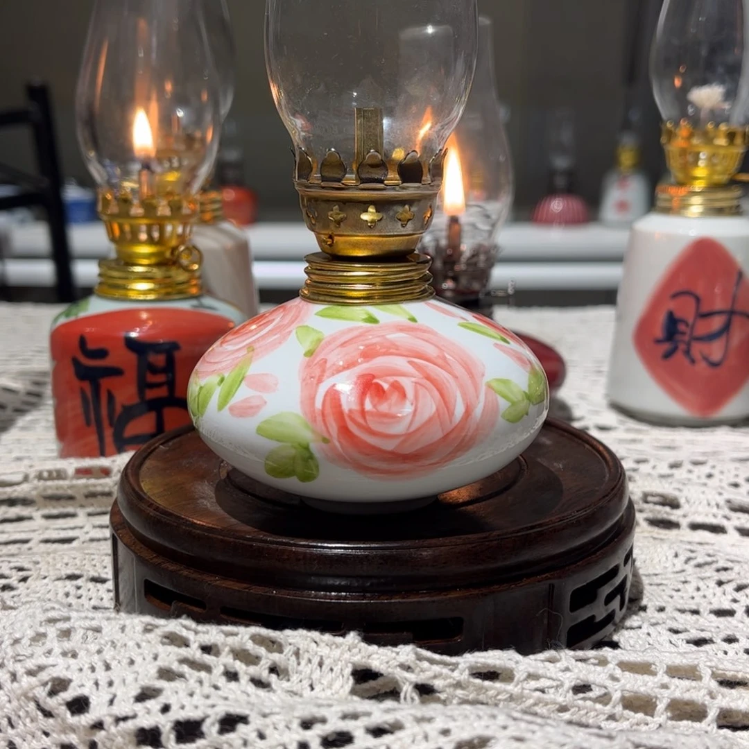 摆件景德镇陶瓷香薰灯