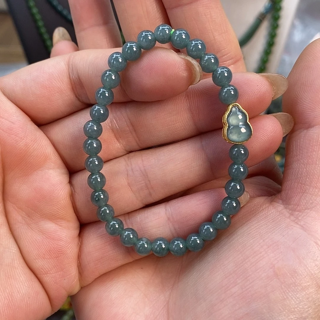 翡翠未镶嵌手链11111