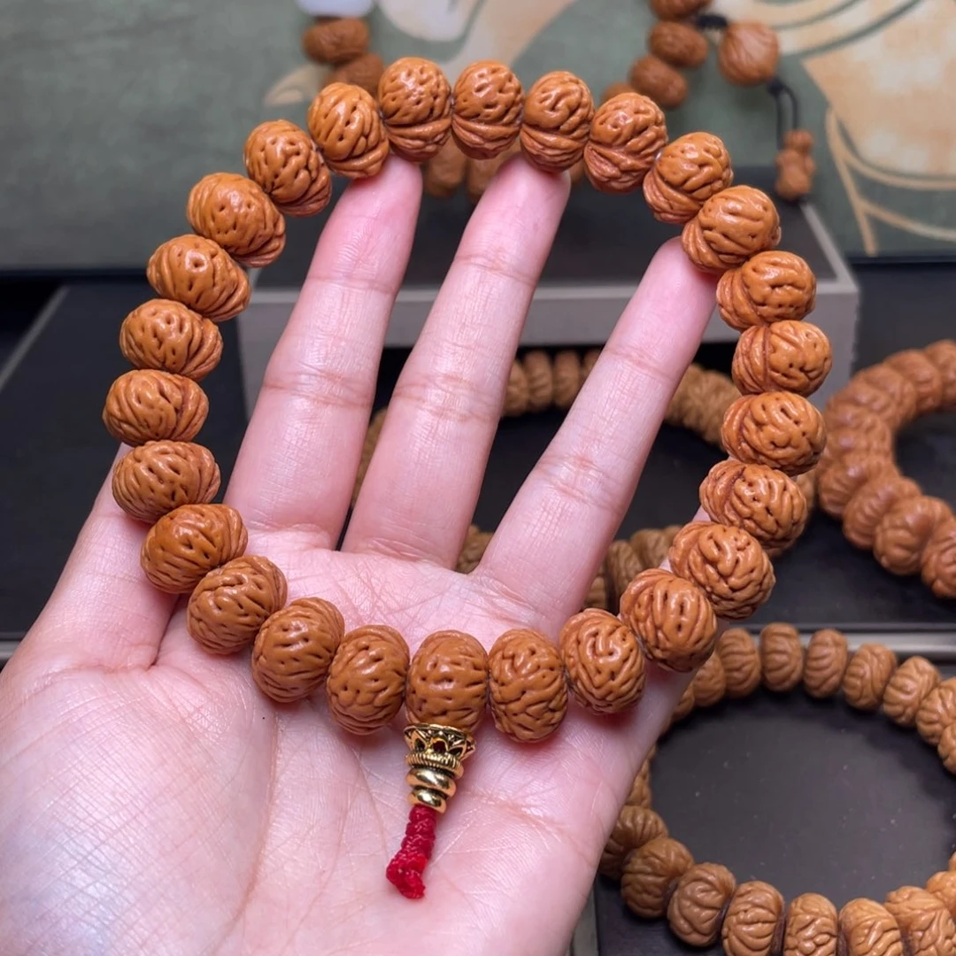 秋***鱼吊坠桃核16蟠桃手持