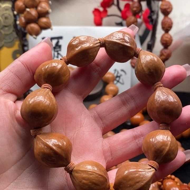 橄榄核手串/手链2.0蜜桃