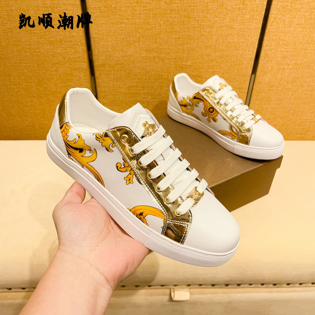 欧洲站2025新款小白鞋板鞋男款小蜜蜂板鞋奢侈品透气高端潮鞋男