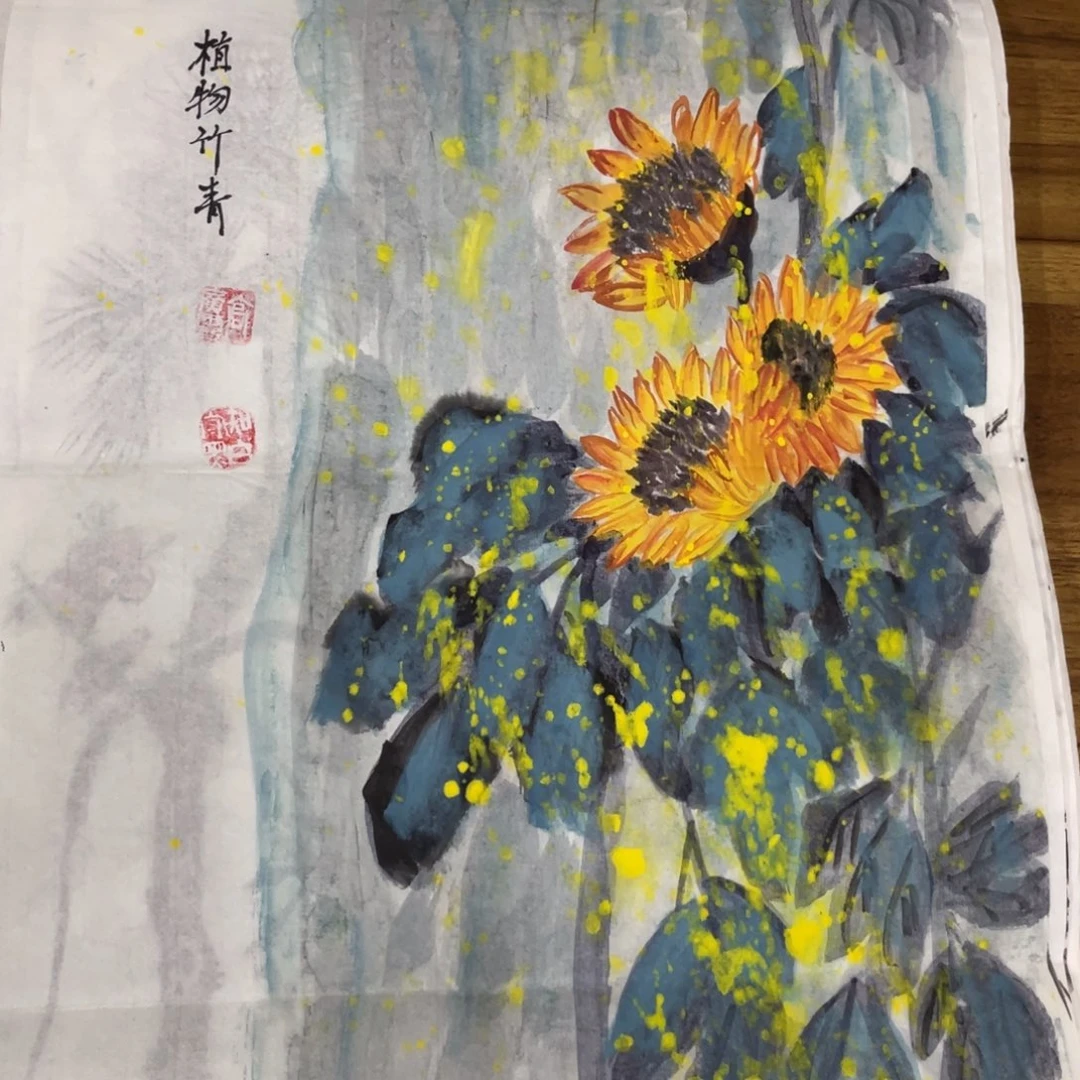 国画高广霞老师绘画