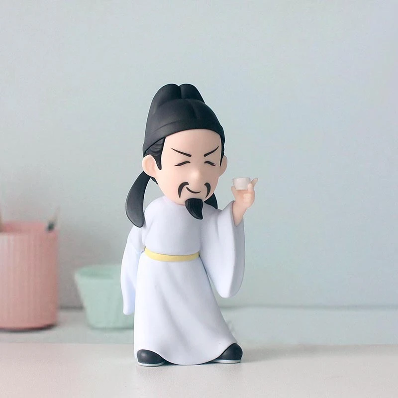 李太白Q版摆件 国风文创家居装饰玩偶 办公桌面公仔手办礼品现货