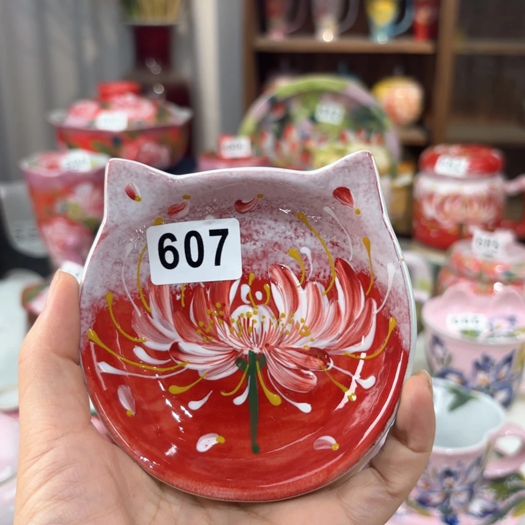 景德镇手绘高温釉下彩陶瓷茶具