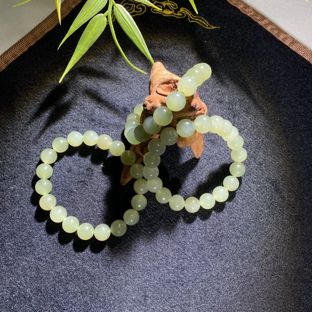 【慧儿专属】和田玉湖水绿手串（多样性发1）2501190009