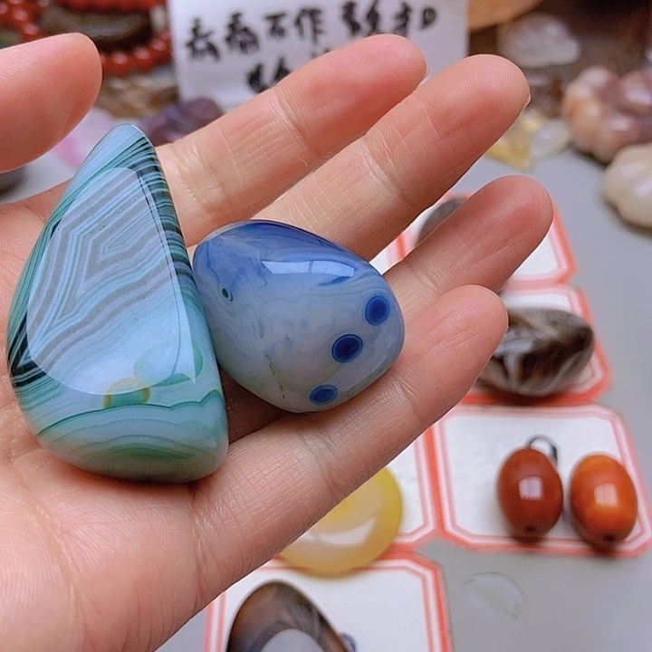 【闪购商品】未镶嵌玛瑙/玉髓珠宝半成品6***3