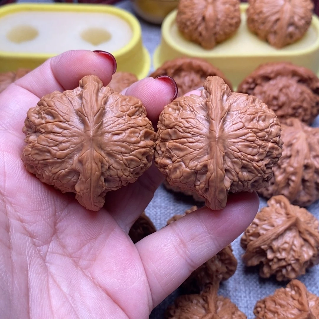 夜***雨文玩核桃把件毕业血麒麟44.8全品