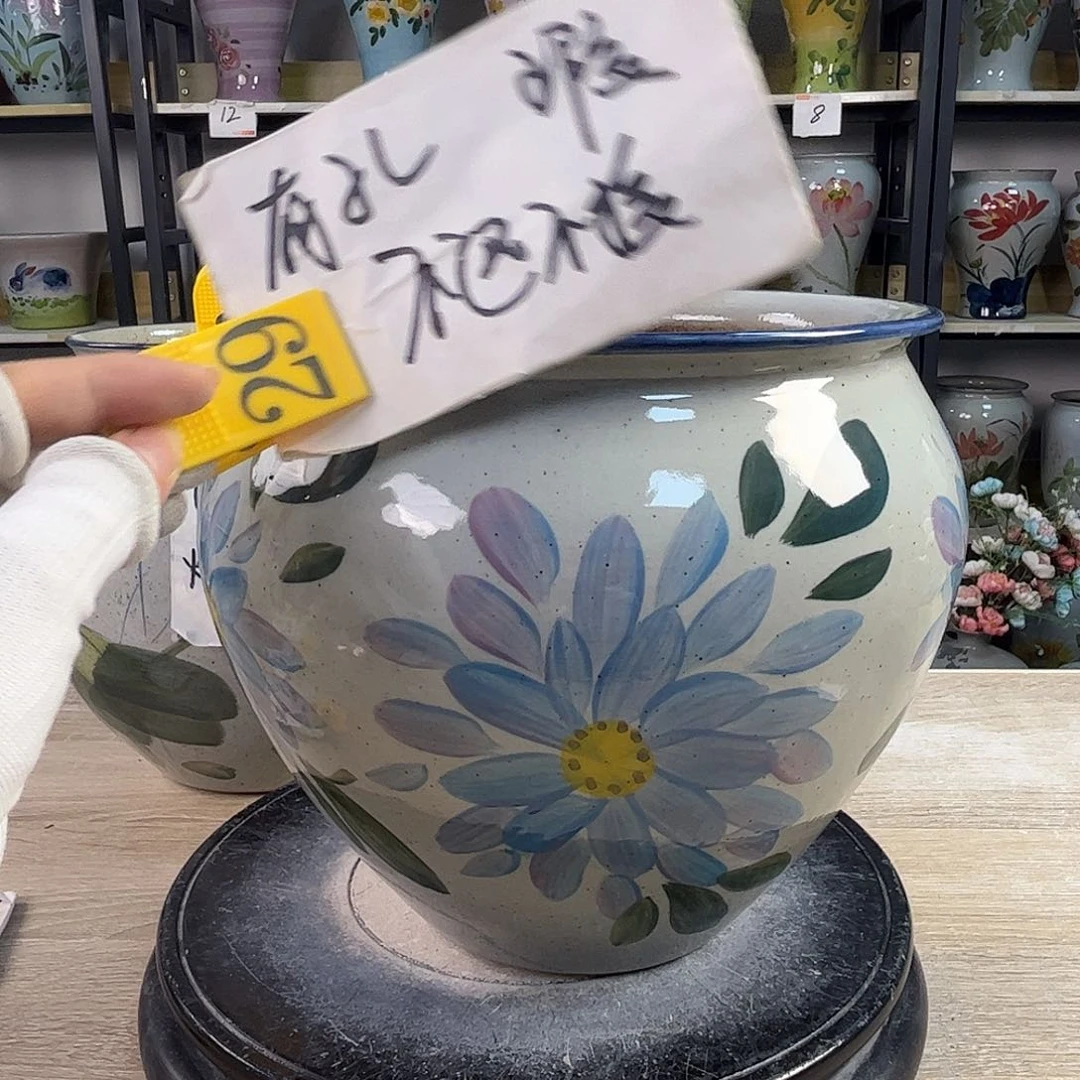 罐1tc景德镇陶瓷花盆