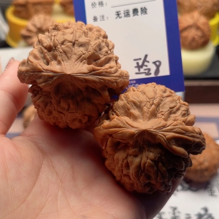 把件文玩核桃赶*人文玩核桃吧件8