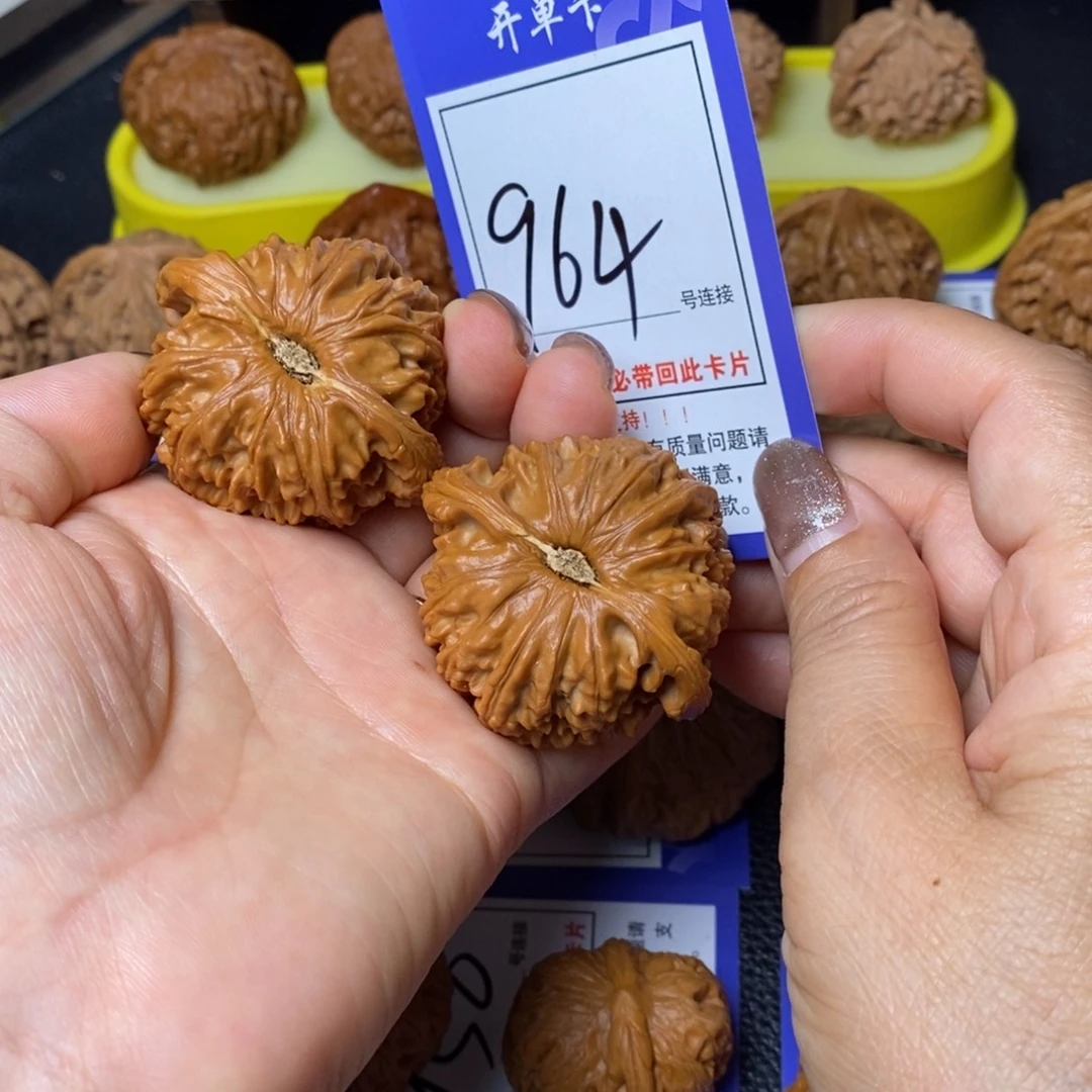 把件文玩核桃47白狮子964