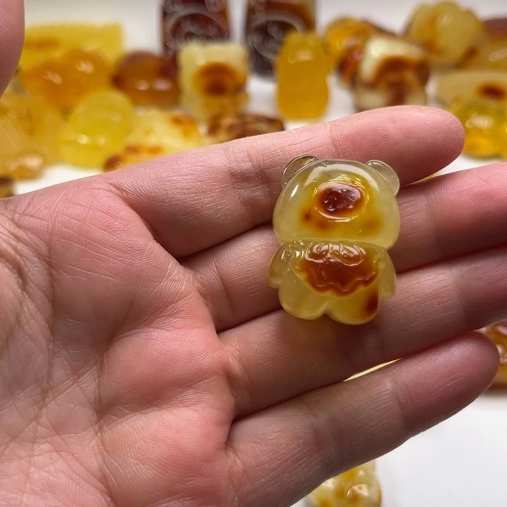 琥珀颈饰未镶嵌琥珀蜜蜡