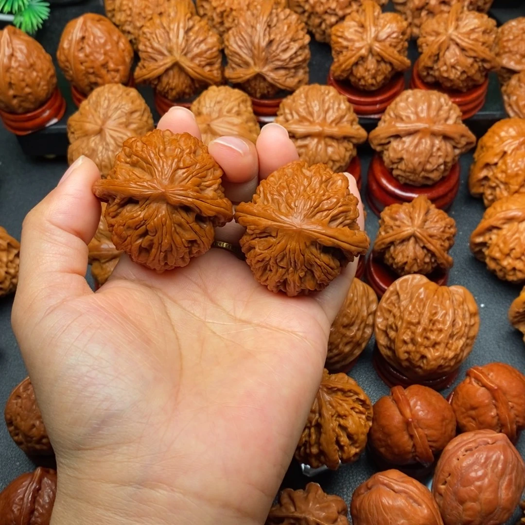 把件文玩核桃43狮虎兽