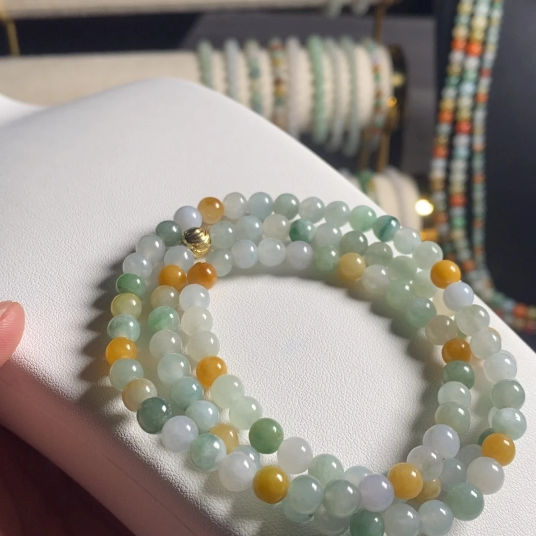 定制翡翠未镶嵌47 缅甸翡翠A货卡6.0