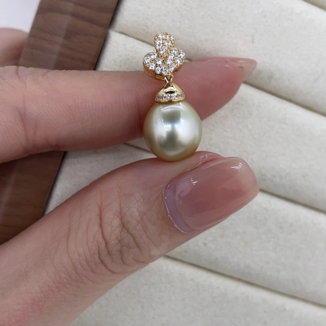 海水珍珠颈饰银S925镶嵌